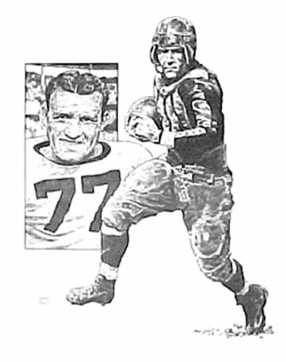 Chicago Bears Lithograph Collection By Michael Mellett (Set of 18)