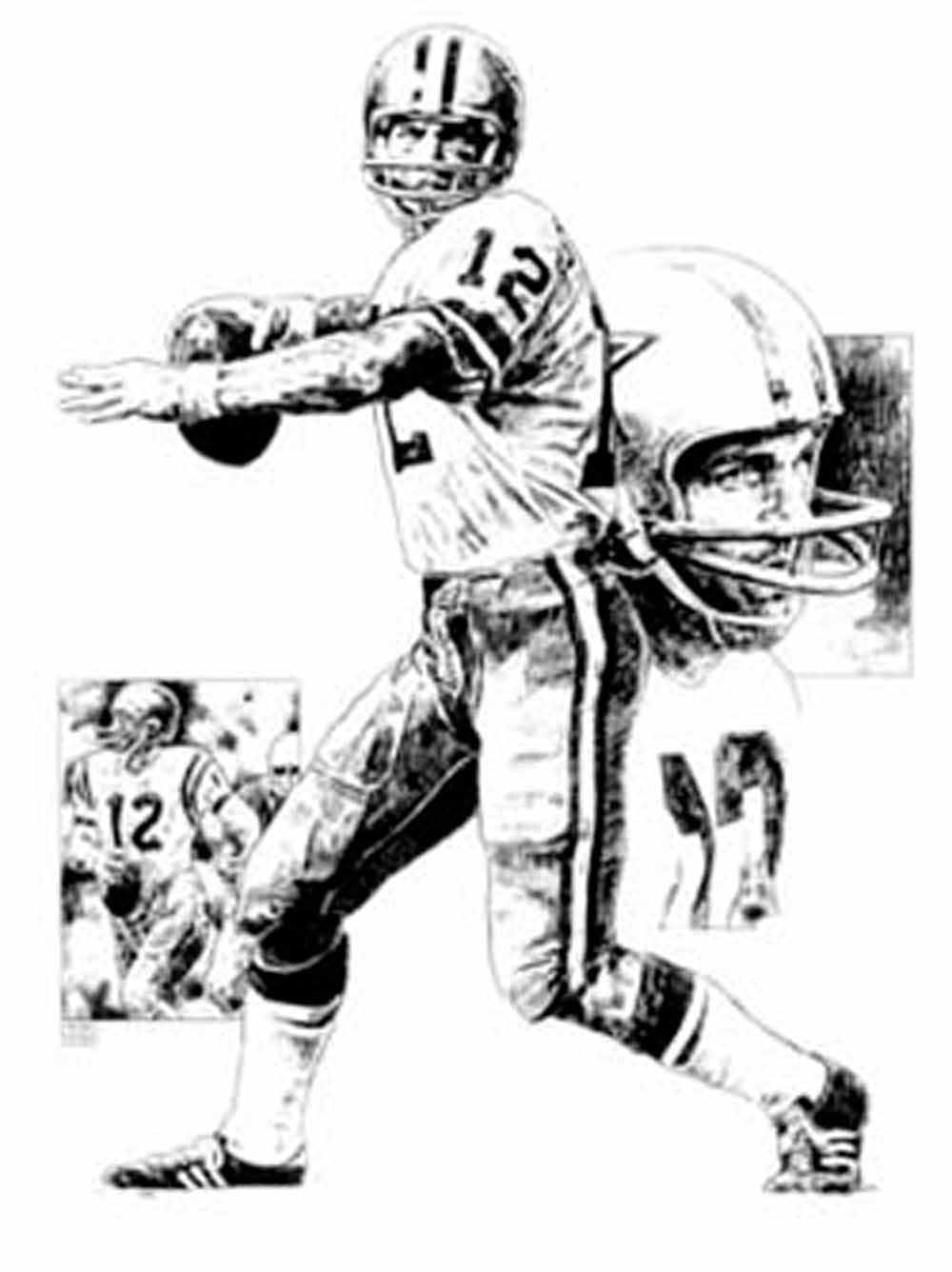 Dallas Cowboys Lithograph Collection By Michael Mellett (Set of 4)